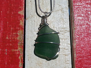 Jade Beachglass Necklace