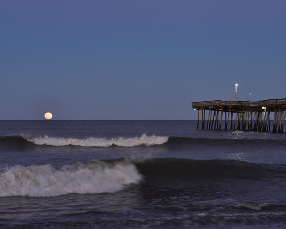 Carolina Moon with Waves