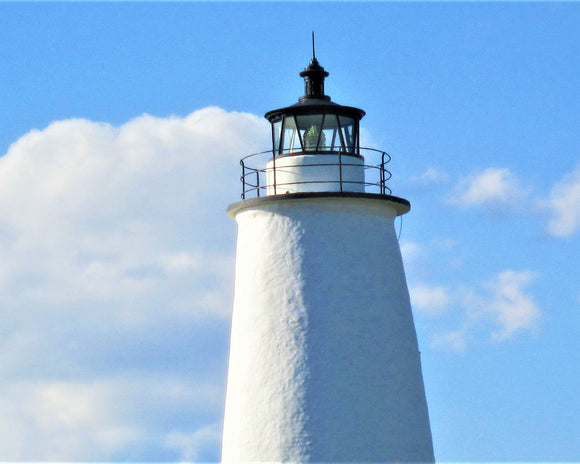 Ocracoke Lighthouse and Carolina Blue Sky